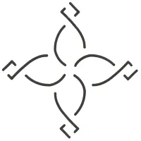 Twisted  Petals, 8 cm