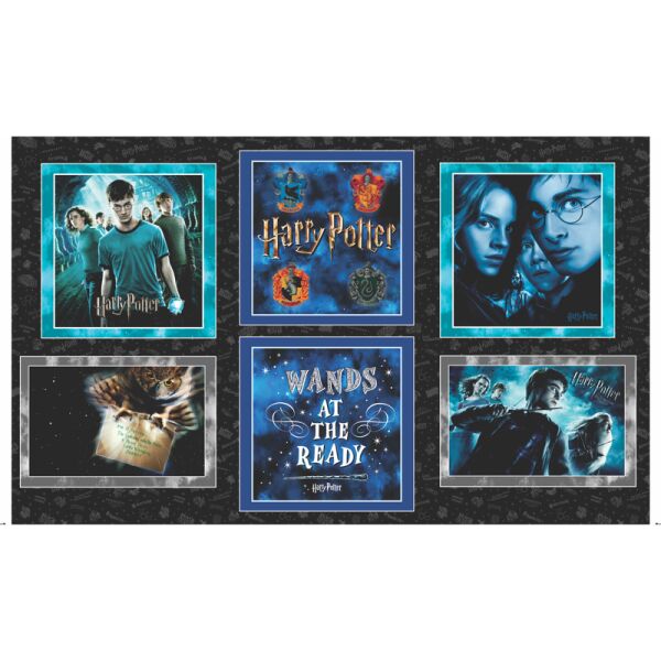 Harry Potter, Pillow Panel Black