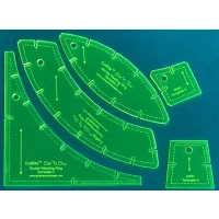 Slit N Sew, Double Wedding Ring Template Set