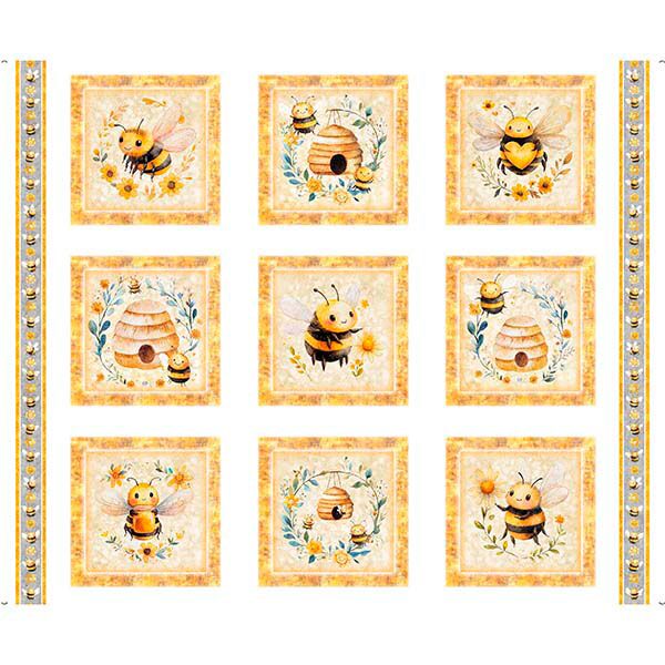 Buzz Buzz Buzz, Bee Picture Patches, Panel
