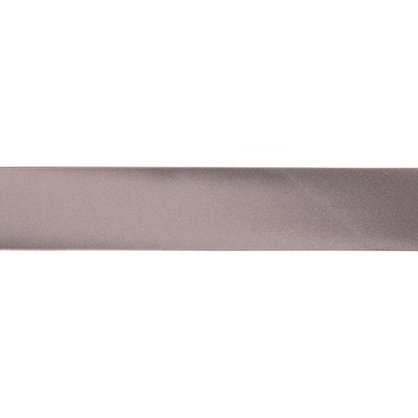 Satinschrägband 20 mm 004 Grau/Beige