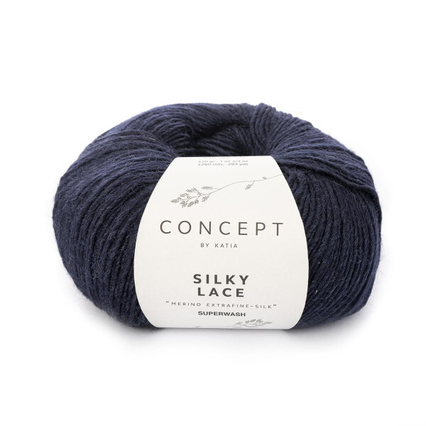 Katia, Silky Lace 157 Dunkelblau