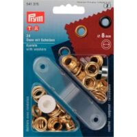 Prym, Ösen mit Scheiben, 8 mm
