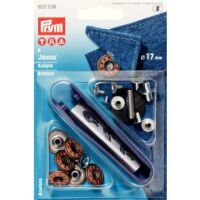 Prym, Jeans-Knöpfe  17mm